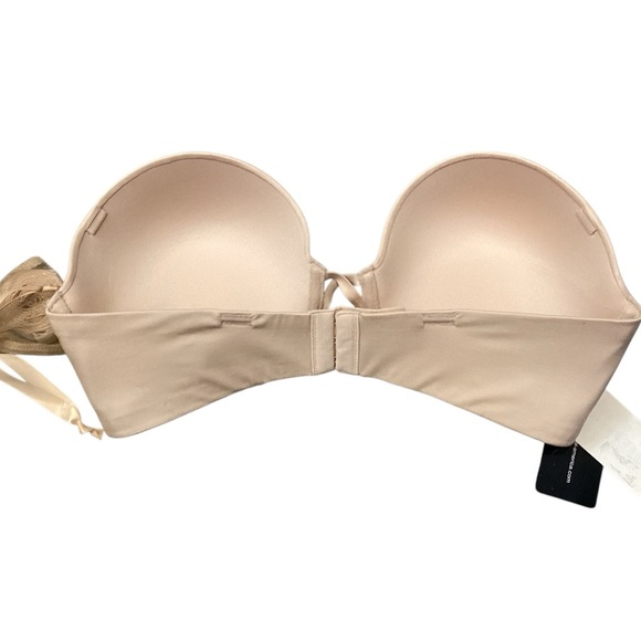 NWT 36D Wacoal Amazing Assets Strapless Push-Up Bra Style 854220, Nude Color - Picture 3 of 7